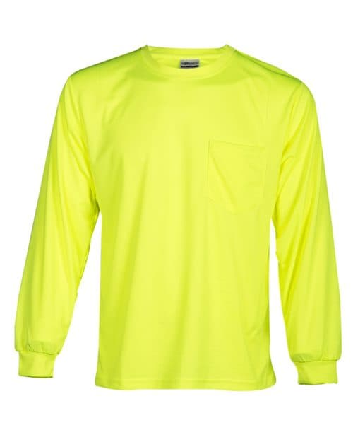 Kishigo Unisex Microfiber Polyester Long Sleeve T-Shirt