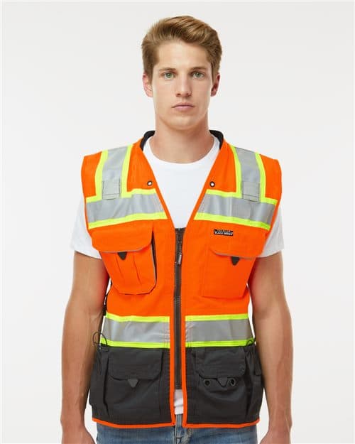 Kishigo Unisex Premium Black Series® Surveyors Vest