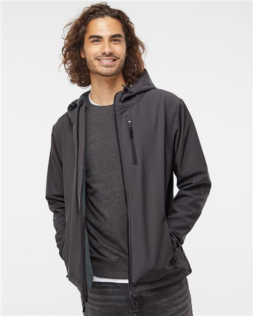 Independent Trading Co. Men's Poly-Tech Soft Shell Jacket
