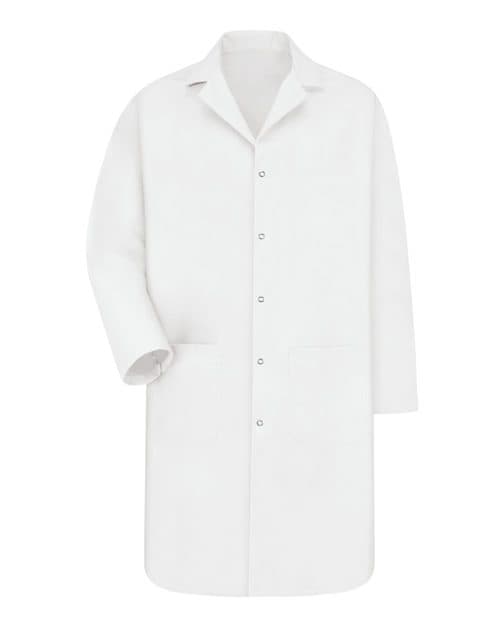 Red Kap Unisex Gripper Front Lab Coat