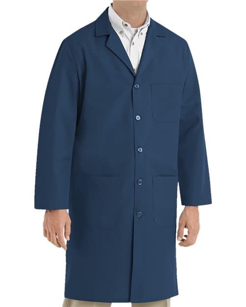 Red Kap Unisex Tall Button Front Lab Coat