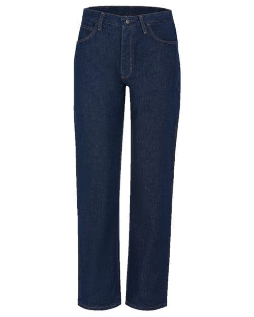 Bulwark Men's Flame Resistant Classic Fit Pre-Washed Denim Jean