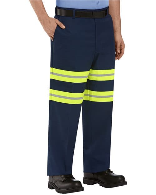 Red Kap Men's Enhanced Visibility Dura-Kap® Industrial Pants