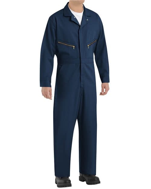 Red Kap Men's Zip-Front Cotton Coverall