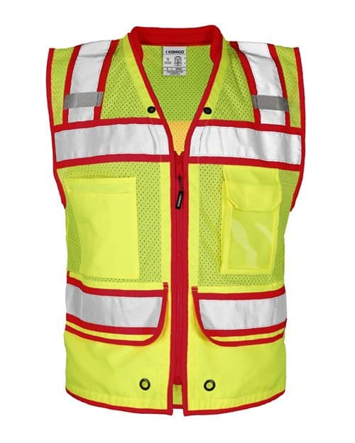 Kishigo Men's Color Contrast High Performance Surveyors Vest