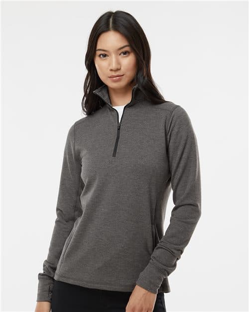 J. America Women’s Omega Stretch Quarter-Zip Pullover