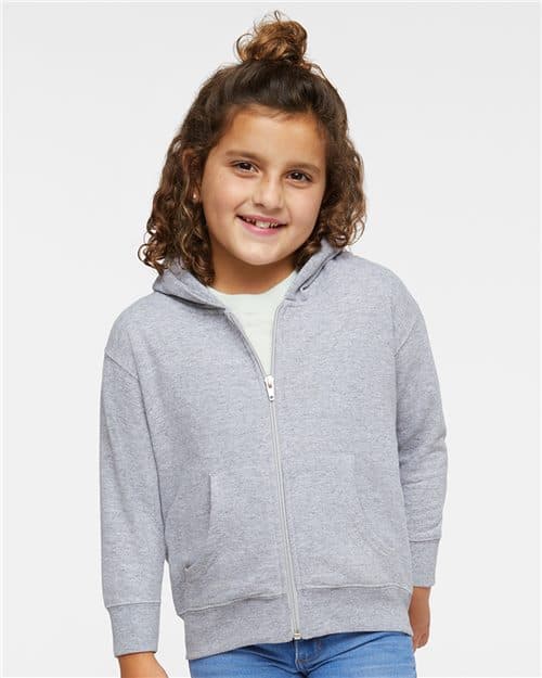 Rabbit Skins Toddler Full-Zip Fleece Hoodie Sweatshirt