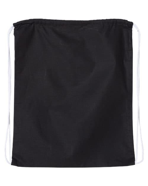 Q-Tees Large Economical Cotton Drawstring Bag