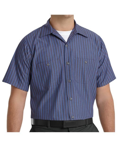 Red Kap Men's Industrial Short Sleeve Work Shirt