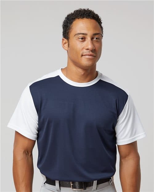 Alleson Athletic Men's Crewneck Pullover Baseball Jersey