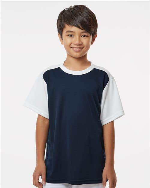 Alleson Athletic Youth Crewneck Pullover Baseball Jersey