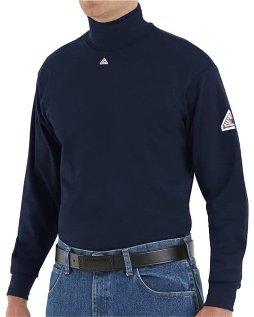 Bulwark Men's Tagless Mock TurtleNeck - EXCEL FR