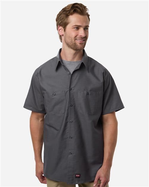 Red Kap Men's Tall Mimix™ Short Sleeve Work Shirt