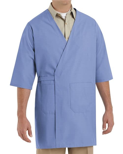 Red Kap Men's Collarless Butcher Wrap