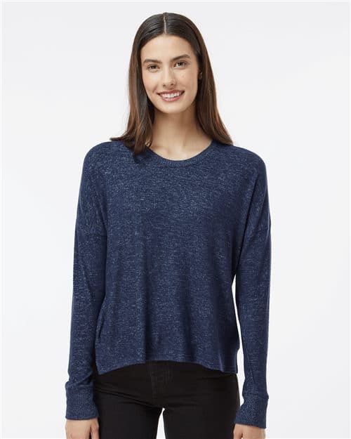 Boxercraft Women's Cuddle Fleece Boxy Crewneck Pullover