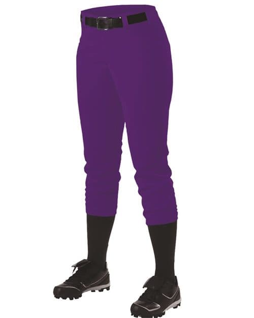 Alleson Athletic Girls' Fastpitch Softball Pants with Belt Loops