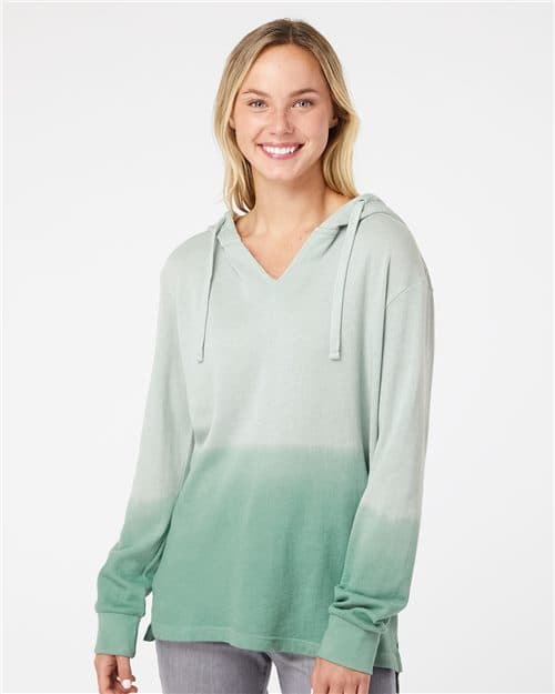 MV Sport Women's French Terry Ombré Hooded Sweatshirt