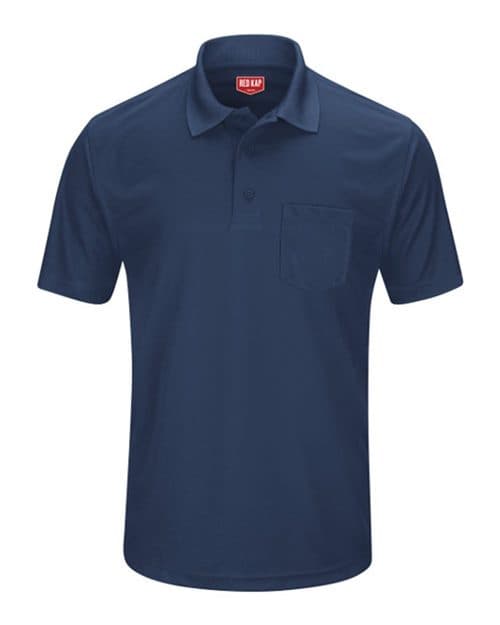 Red Kap Men's Performance Knit Pocket Polo