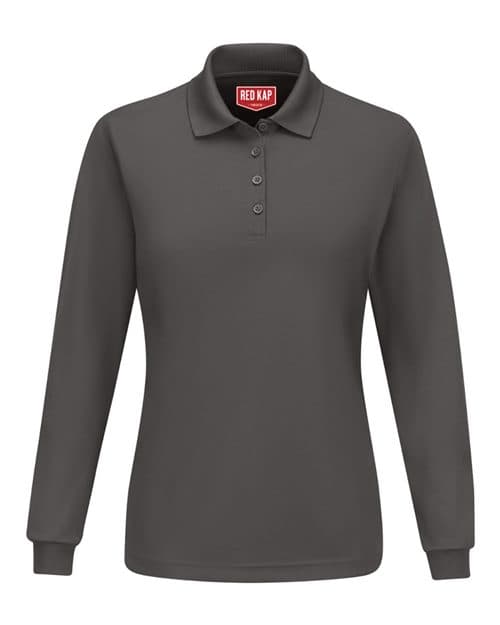 Red Kap Women's Long Sleeve Performance Knit Polo