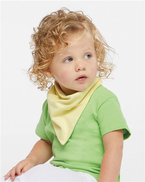 Rabbit Skins Infant Premium Jersey Bandana Bib