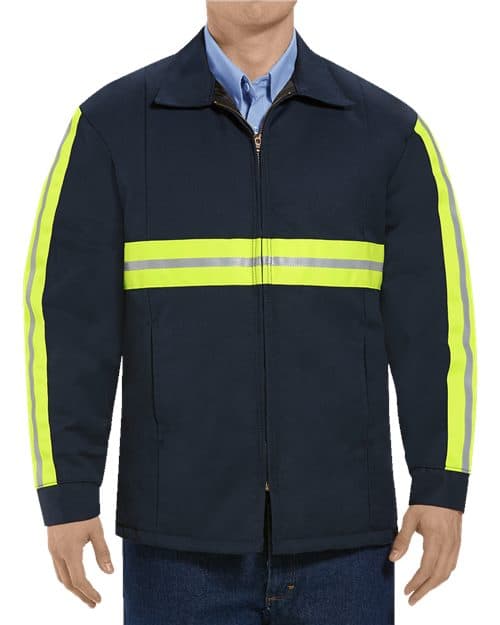 Red Kap Men's Enhanced Visibility Perma-Lined Panel Jacket