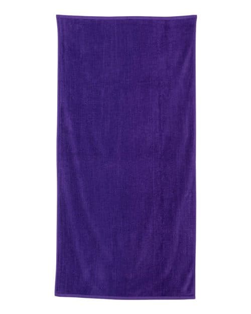 Q-Tees Velour Beach Towel