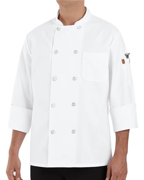 Chef Designs Ten Pearl Button Chef Coat
