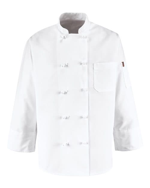 Chef Designs Ten Knot Button Chef Coat