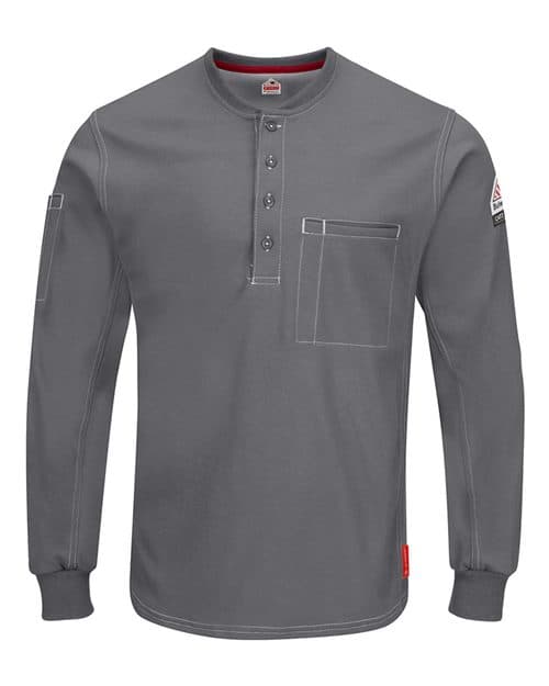 Bulwark Men's Tall iQ Series® Plus Long Sleeve Henley
