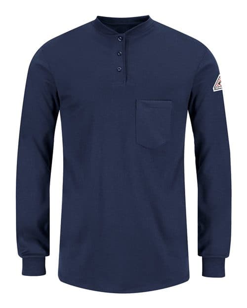 Bulwark Women's Long Sleeve Tagless Henley Shirt