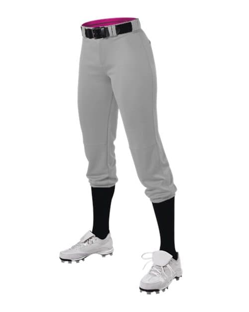 Alleson Athletic Women's Premium Fastpitch Softball Pants with Belt Loops