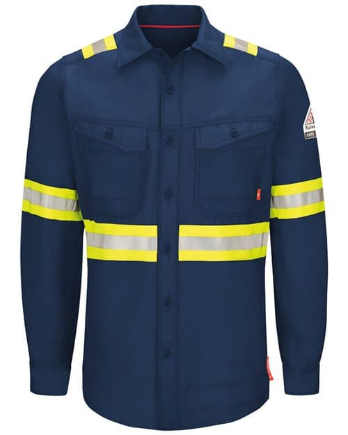 Bulwark Men's Tall iQ Series® Endurance Enhanced-Vis Work Shirt