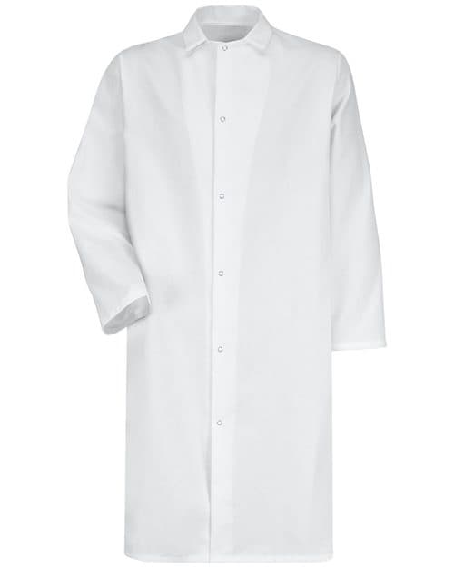 Red Kap Unisex Gripper - Front Butcher Frock - No Pockets