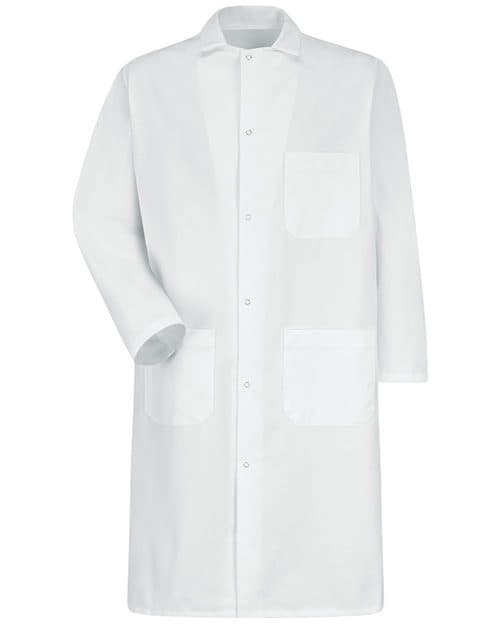 Red Kap Unisex Gripper - Front Butcher Frock - Exterior Chest Pocket