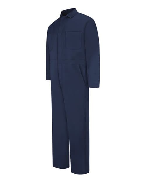 Red Kap Men's Tall Snap-Front Cotton Coverall