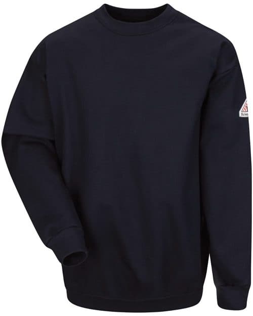 Bulwark Men's Tall Flame Resistant Crewneck Sweatshirt