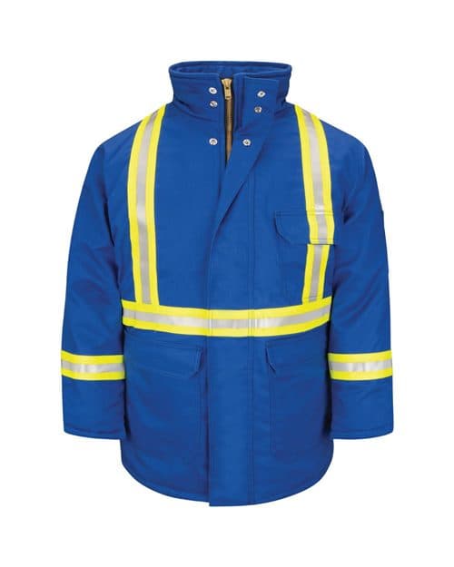 Bulwark Men's Deluxe Parka With Reflective Trim - EXCEL FR® ComforTouch