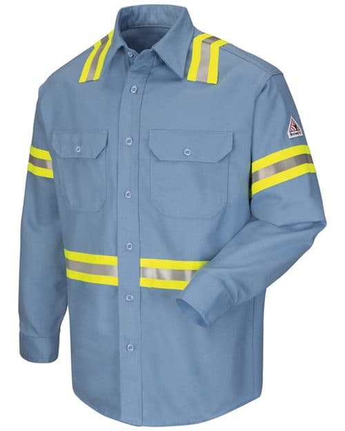 Bulwark Men's Tall Enhanced Visibility Uniform Shirt