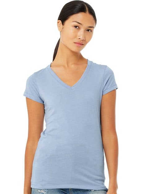 BELLA + CANVAS Women’s Jersey V-Neck Tee