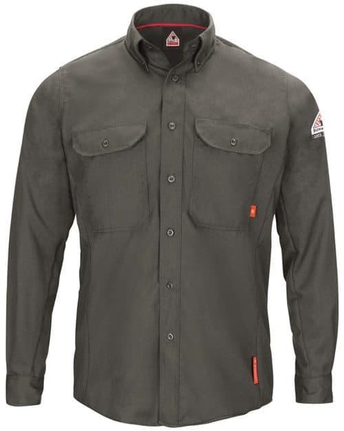 Bulwark Men's Tall iQ Series® Long Sleeve Comfort Woven Lightweight Shirt