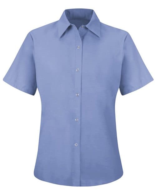Red Kap Women's Short Sleeve Specialized Pocketless Work Shirt