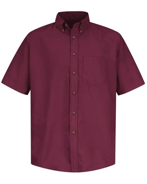 Red Kap Men's Tall Poplin Short Sleeve Dress Shirt