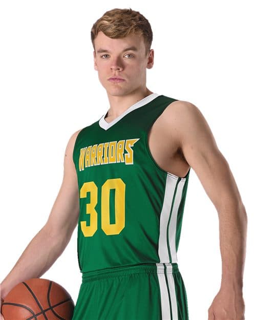 Alleson Athletic Men's Single Ply Basketball Jersey