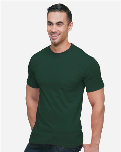 Bayside Unisex Union-Made Pocket T-Shirt