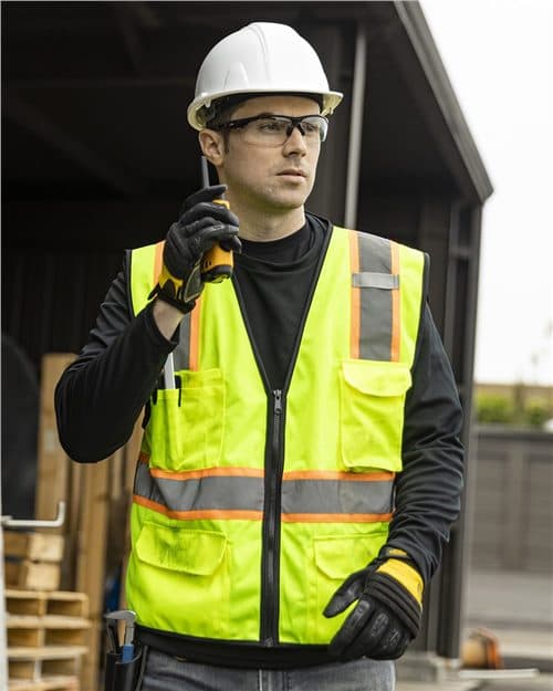 Kishigo Unisex 6 Pocket Contrast Class 2 Vest