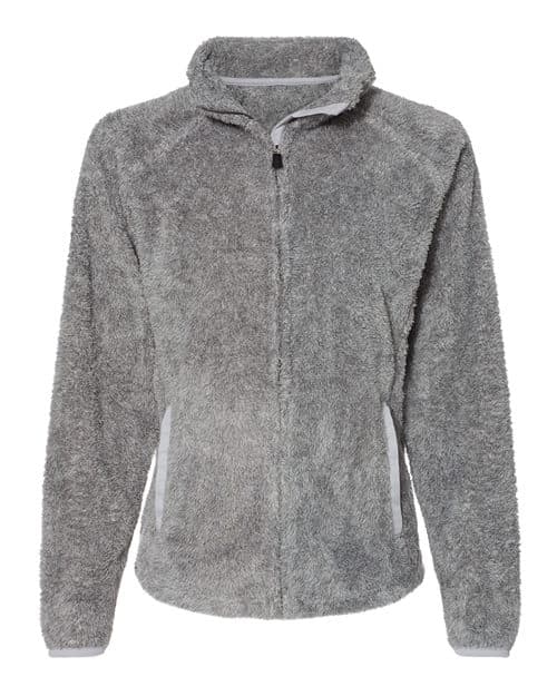J. America Women's Boundary Shag Frosty Sherpa Full-Zip