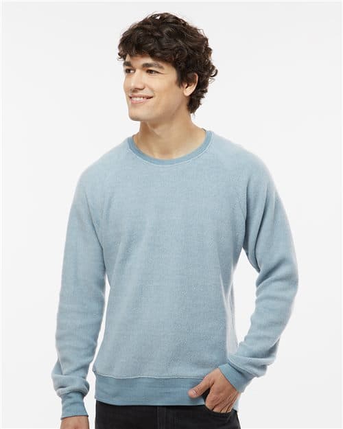 J. America Unisex Flip Side Fleece Crewneck Sweatshirt