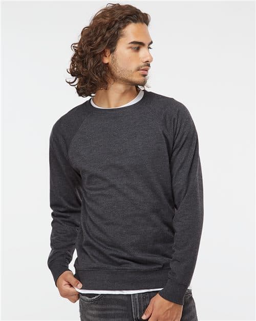 Independent Trading Co. Unisex Icon Lightweight Loopback Terry Crewneck Sweatshirt