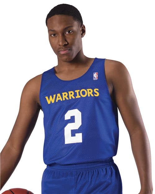 Alleson Athletic Men's NBA Logo'd Reversible Jersey