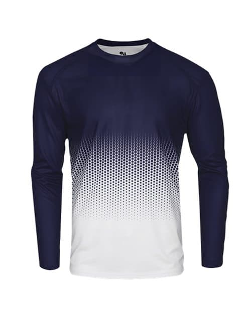 Badger Youth Hex 2.0 Long Sleeve T-Shirt